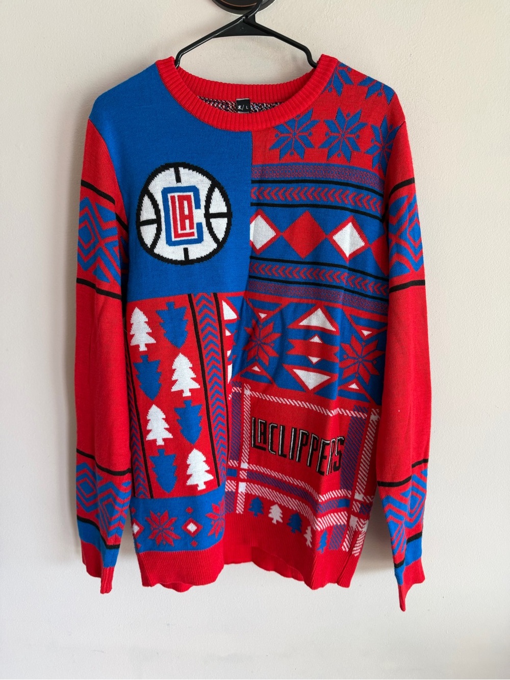 NBA LA Clippers Ugly Christmas Sweater – Size Large
